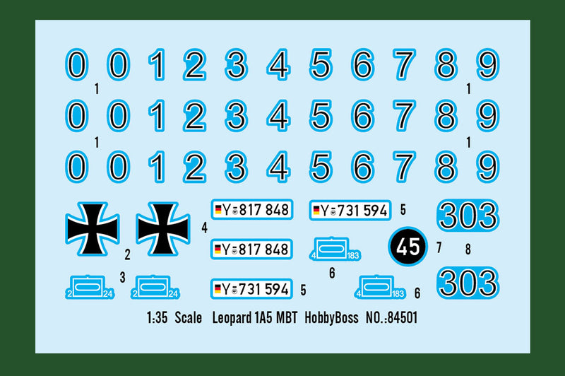 Hobby Boss 84501 1/35 Leopard 1A5 MBT