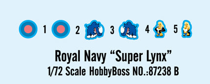 Hobby Boss 87238 1/72 Royal Navy Lynx HMA.8 (Super Lynx)