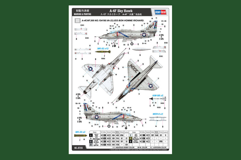 Hobby Boss 87255 1/72 A-4F Sky Hawk