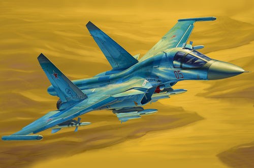 Hobby Boss 1/48 81756 Russian Su-34 Fullback Fighter-Bomber - Hobby City NZ