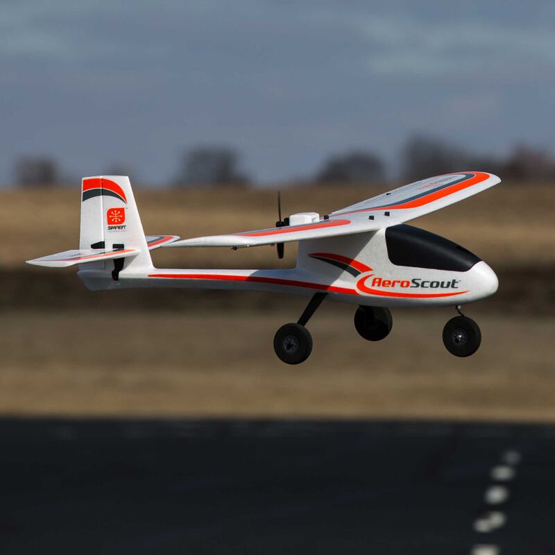 Hobby Zone AeroScout S 2 1.1m RTF with SAFE & RealFlight Trainer RC Plane (23)