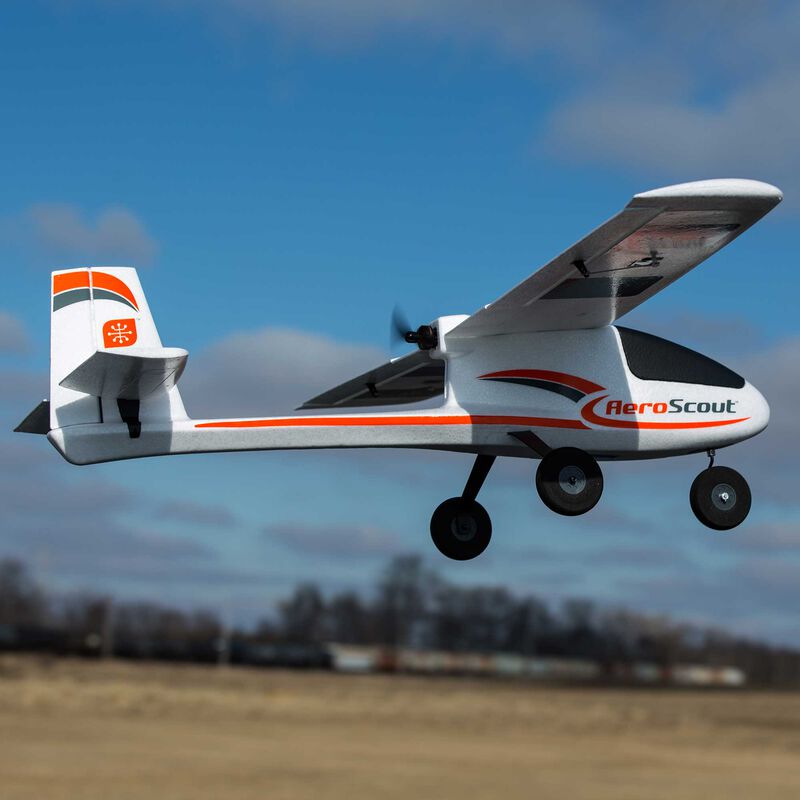 Hobby Zone AeroScout S 2 1.1m RTF with SAFE & RealFlight Trainer RC Plane (21)