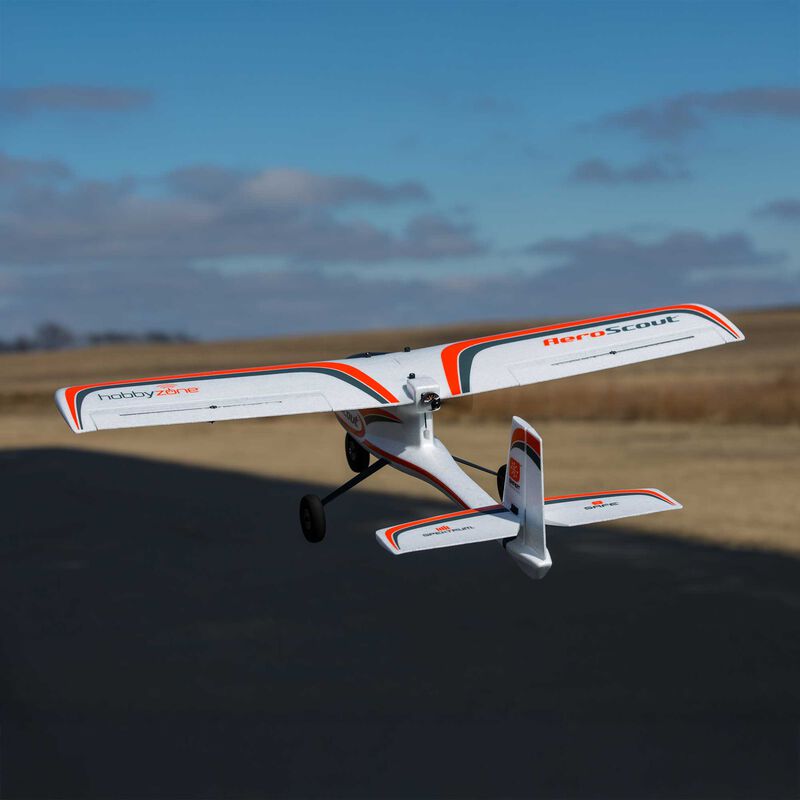 Hobby Zone AeroScout S 2 1.1m RTF with SAFE & RealFlight Trainer RC Plane (25)