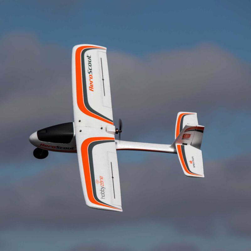 Hobby Zone AeroScout S 2 1.1m RTF with SAFE & RealFlight Trainer RC Plane (22)