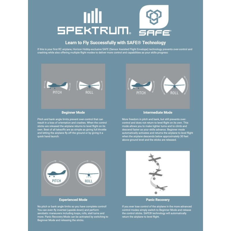 Hobby Zone HBZ6100 Apprentice STOL S 700mm RTF with SAFE