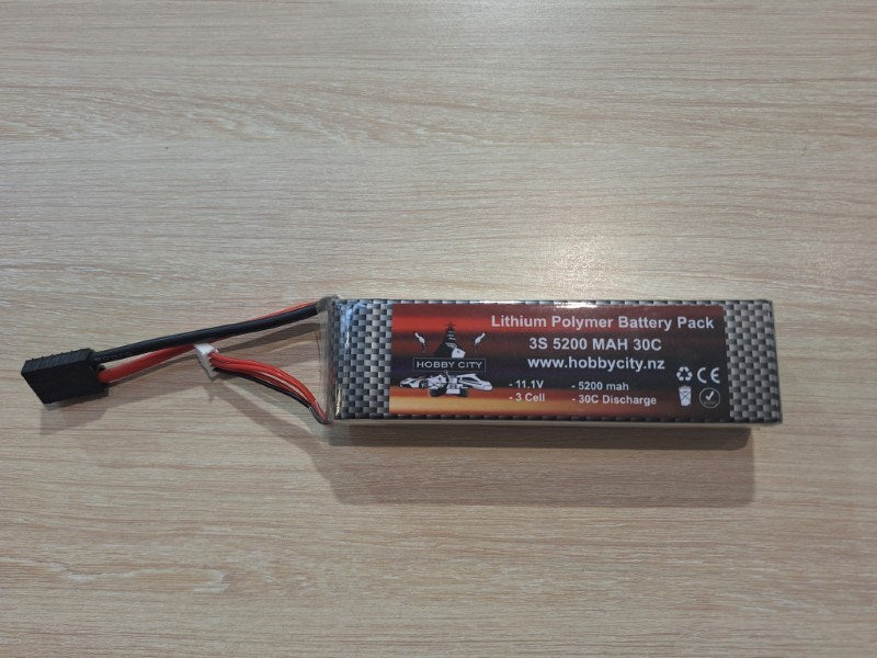 Helios 11.1V 3S 5200mAh LiPo with Traxxas Plug