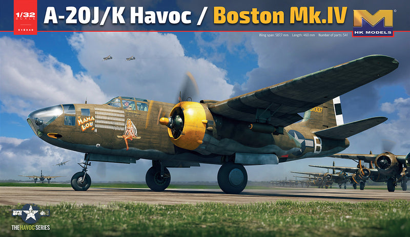 Hong Kong Models HKM01E040 1/32 A20J / K Havoc / Boston IV - Hobby City NZ (8966355484909)