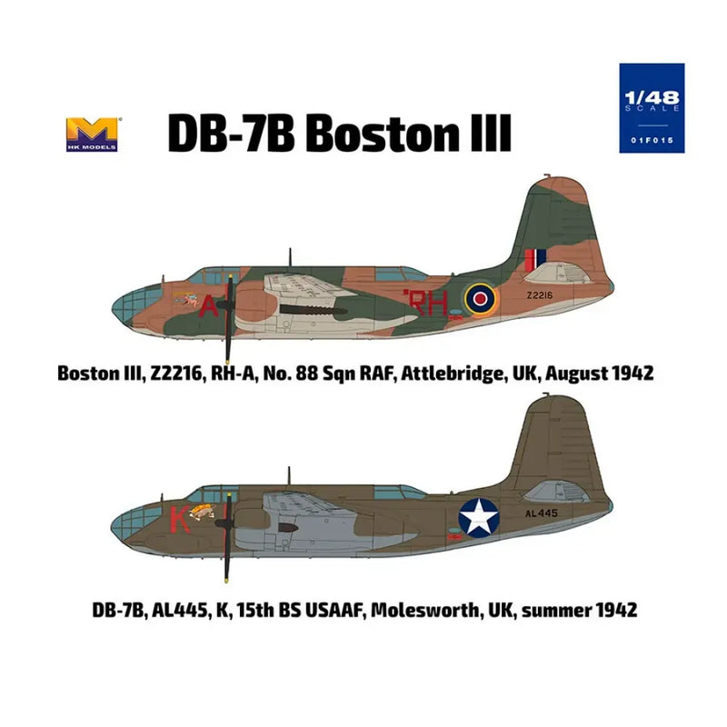 Hong Kong Models HKM01F015 1/48 DB-7B Boston III (9120466239725)