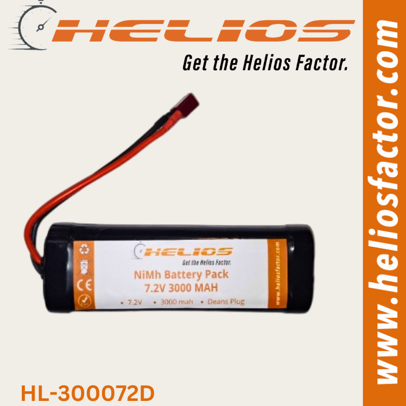 Helios - 7.2V 3000mah NiMH Stick Pack (Deans Plug)