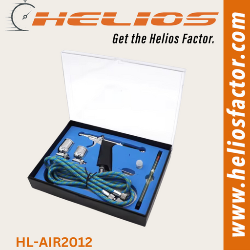 Helios - Single Action Gun Handle Gravity Airbrush Kit (8559220424941)