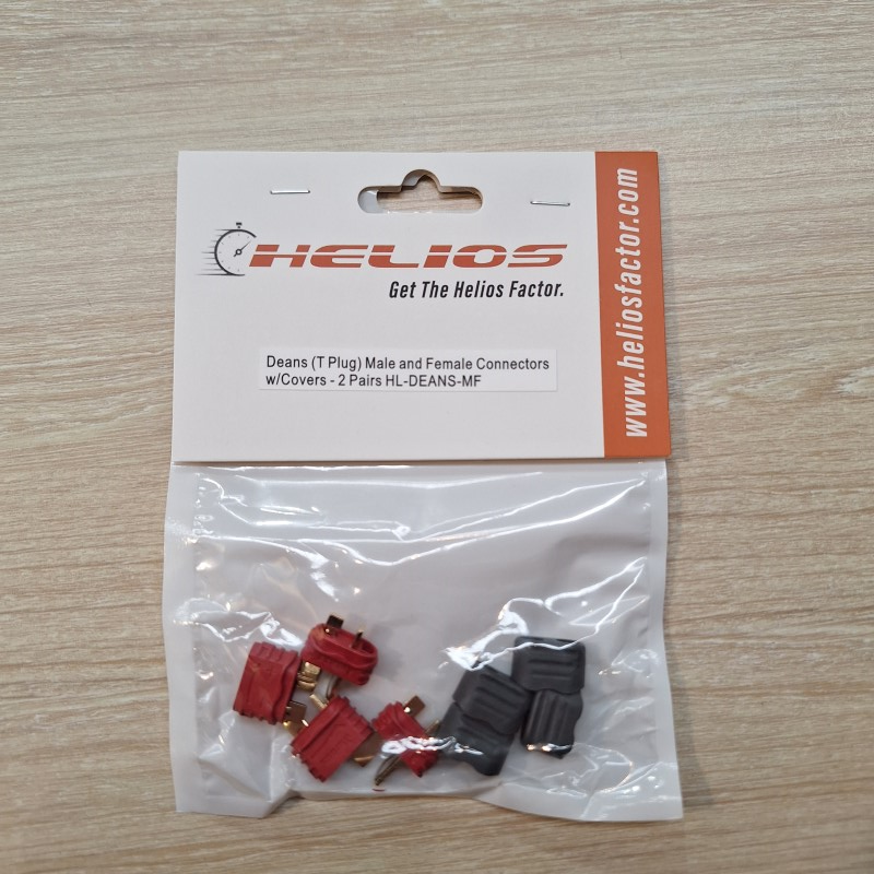 Helios - Deans T Connectors 2x Male + 2x Female - Hobby City NZ