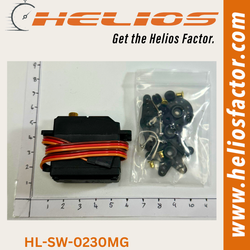 Helios - Waterproof Digital Servo Standard Size 10kg .0.12s (Exceeds Savox SW-0230MG, SC-0254MG and Futaba U-300 Specs)