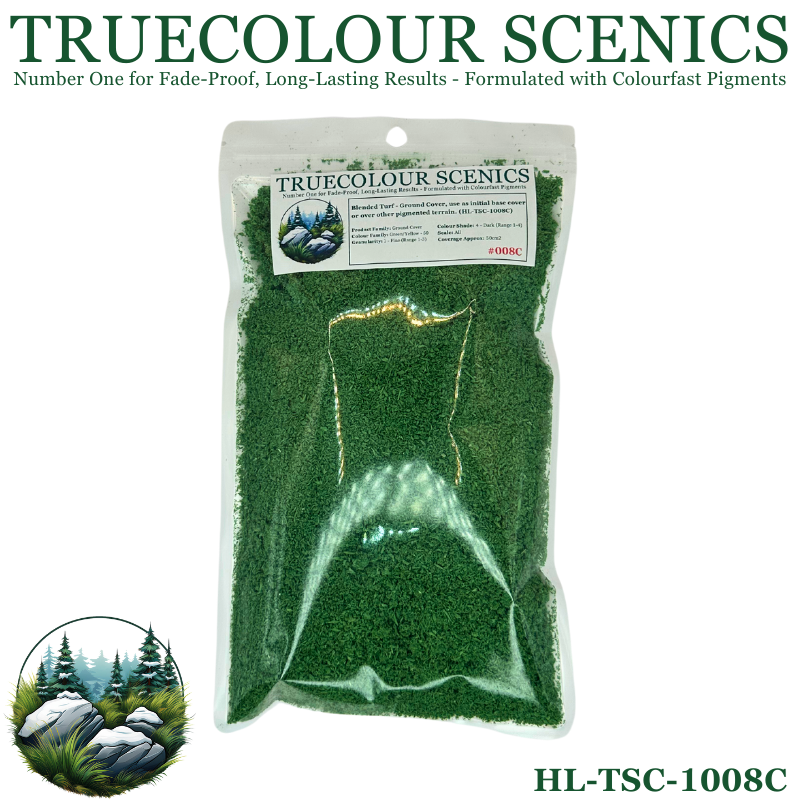 Truecolour Scenics Blended Turf Ground Cover Fine Dark Green/Yellow-50