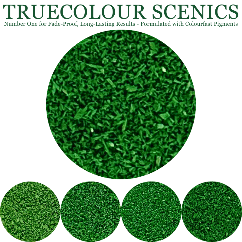 Truecolour Scenics Blended Turf Ground Cover Fine Dark Green/Yellow-50