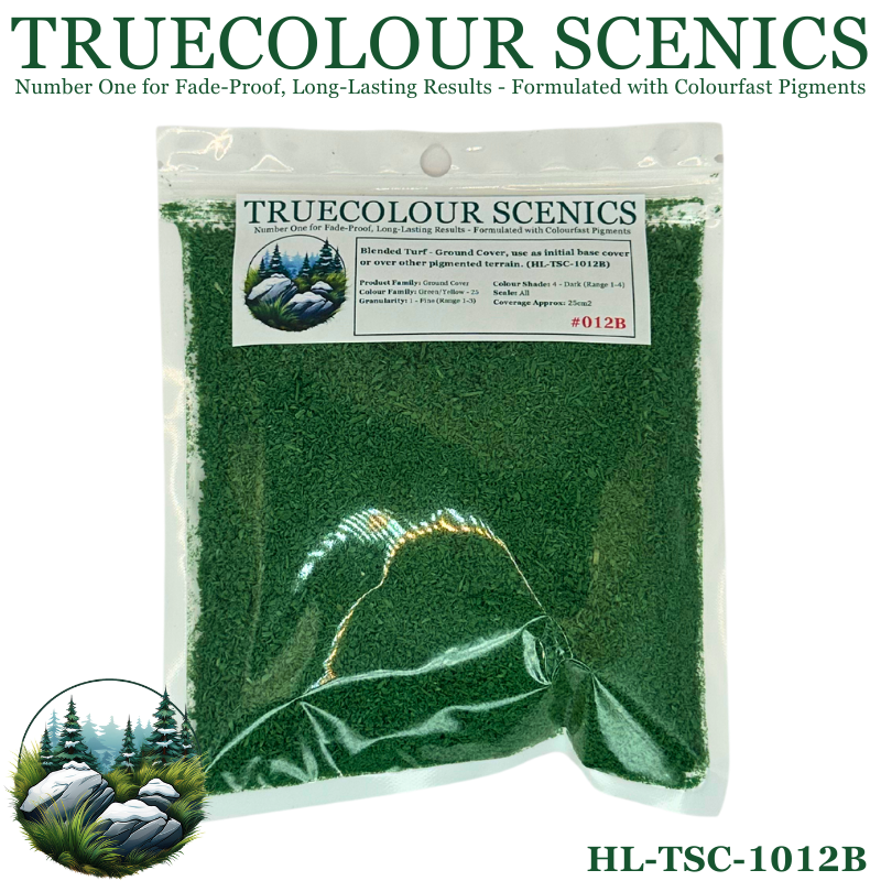 Truecolour Scenics Blended Turf Ground Cover Fine Dark Green/Yellow-25