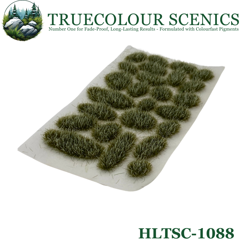 Truecolour Scenics Irregular Grass Tuffs (Green/White)