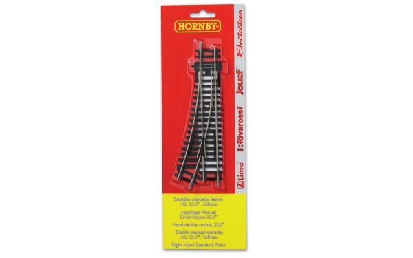 Hornby HT8304 R8073 Right Hand Point x 1 Blister Pack (7546279690477)