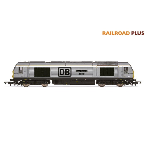 Hornby R30178 RailRoad Plus DB Class 67 Bo-Bo 67029 'Royal Diamond' - Era 10 (7879131660525)