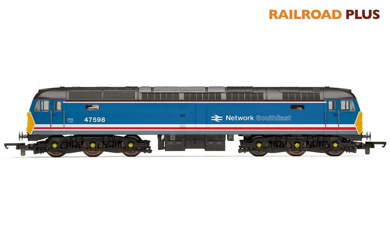 Hornby R30187 RailRoad Plus NSE Class 47 Co-Co 47598 - Era 9