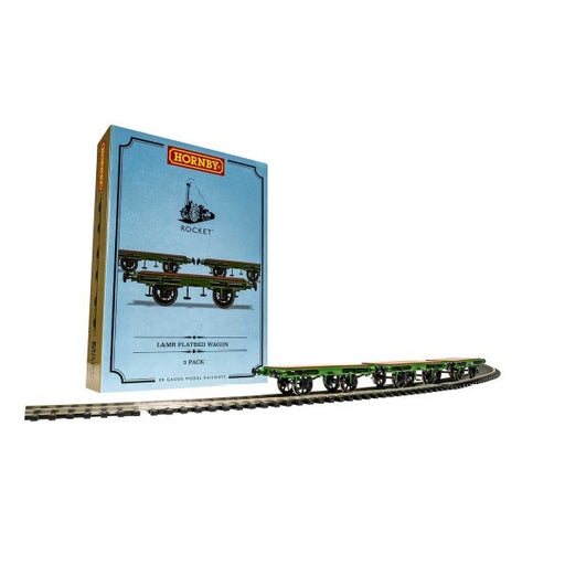 Hornby R60014 L&MR Flat Bed Wagon Pack (8278278144237)