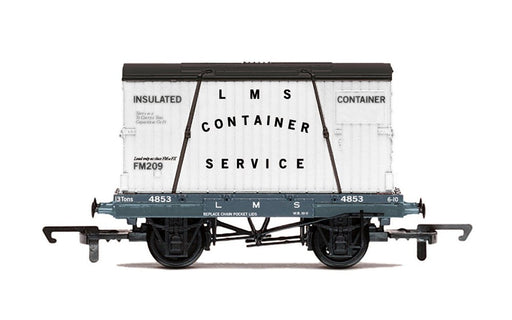 Hornby R60107 LMS Container Service Conflat A - Era 3 (8176228303085)