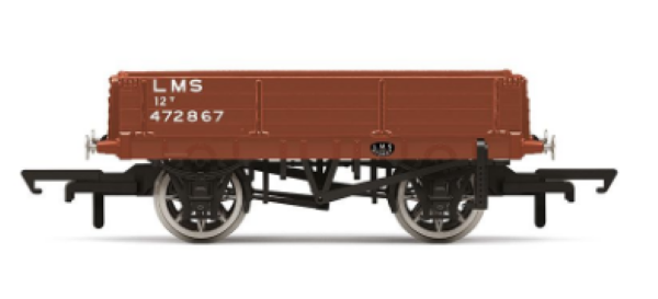Hornby R60188 3 Plank Wagon LMS - Era 3 (8339687899373)