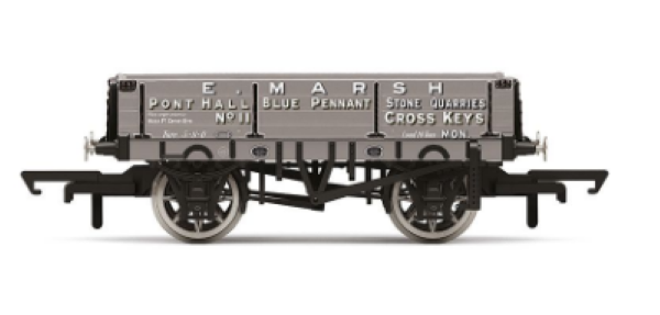 Hornby R60189 3 Plank Wagon E. Marsh - Era 3 (8339687932141)