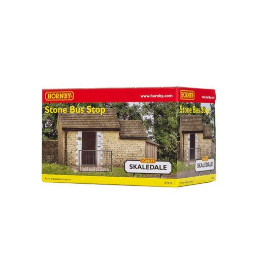 Hornby R7272 Wooden Bus Stop (7546063487213)