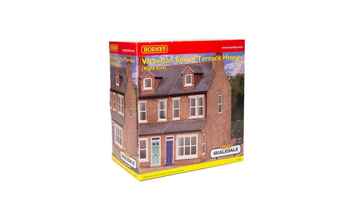Hornby R7351 Victorian End of Terrace House Right End (8176228925677)