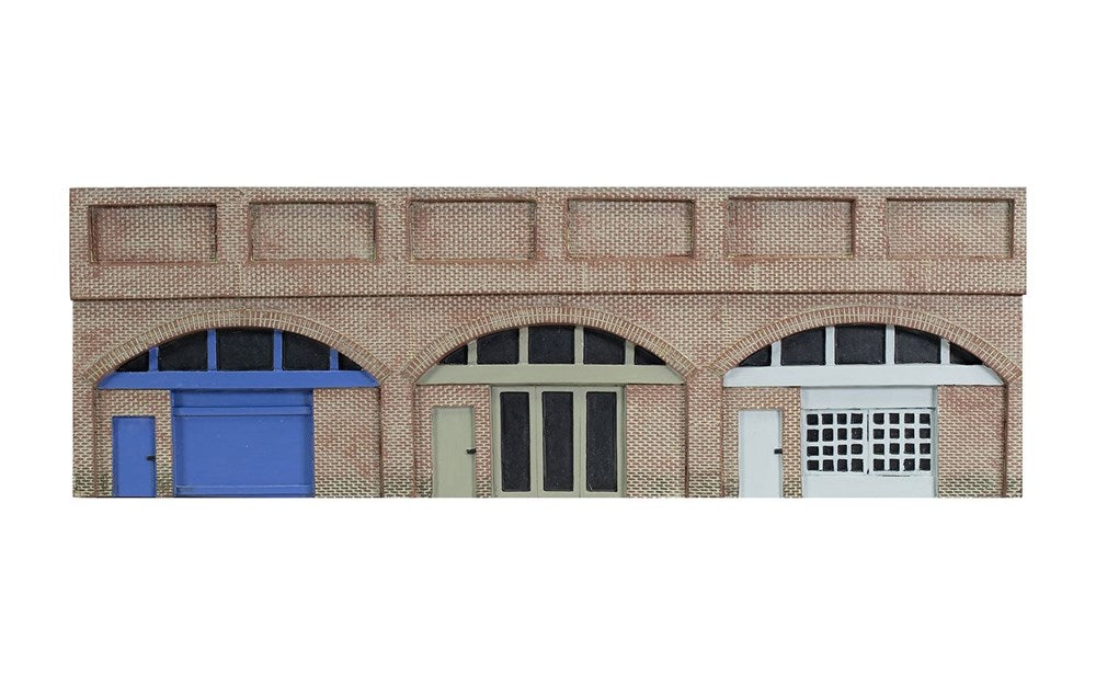 Hornby R7367 Low Relief Viaduct with Lock Ups 2 Red Brick