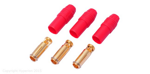 Hyperion HP-LGAS150-03F-RED 7.0mm AS150 Anti-Spark Connector (3 Female) (7537618223341)