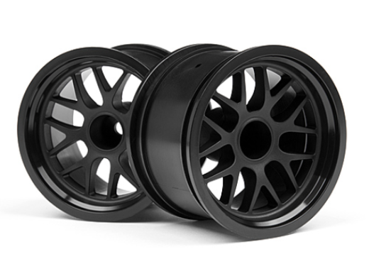HPI Racing 109155 1/10 Wheels BBS 48x34mm Blk (2) - Hobby City NZ (8452819255533)