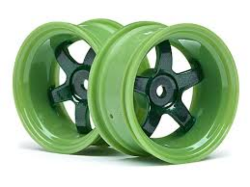 HPI Racing 111100 1/10 Wheels WM 9mmOS Green - Hobby City NZ (8452819878125)