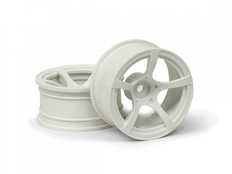HPI Racing 120205 1/10 Wheels R5 9mmOS White - Hobby City NZ (8452823679213)