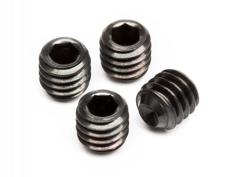 HPI Racing Z721 Grub Screw M4x4 (4) - Hobby City NZ (8452835541229)