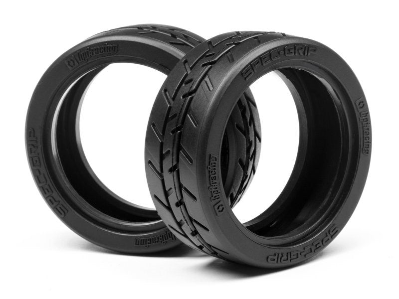 HPI Racing 113717 1/10 Spec-Grip Tires 26mm - K Compound (2pcs) - Hobby City NZ
