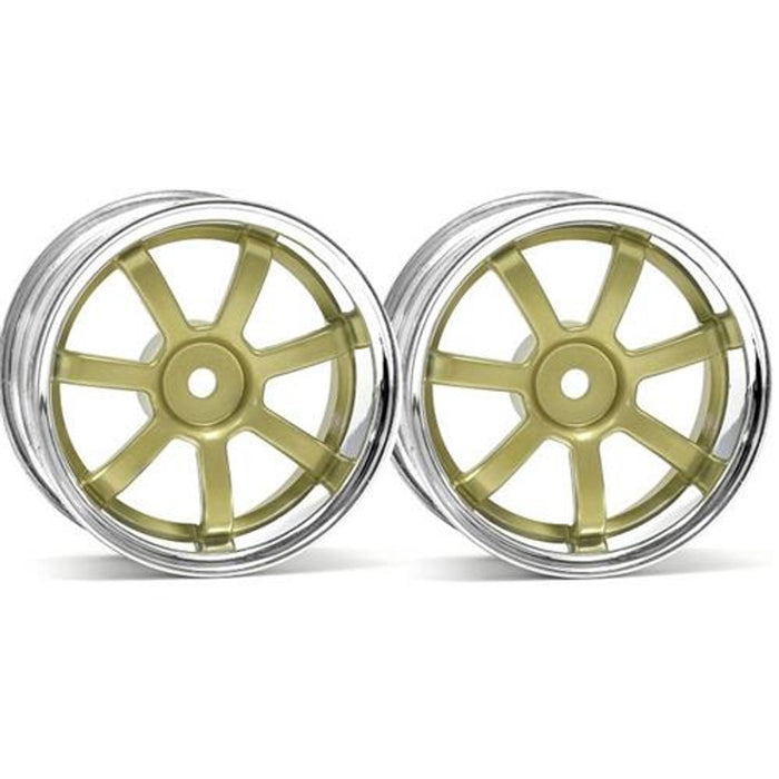 HPI Racing 3319 1/10 W: RAYS 26mm Ch/Gld 3off (8324794679533)