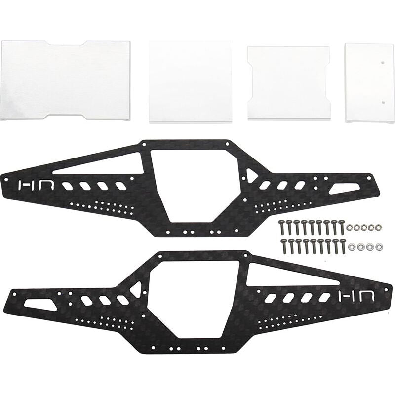 Hot Racing HRASXTF14GLC Graphite LCG Rock Crawler Conversion Chassis SCX24 - Hobby City NZ (8347088781549)