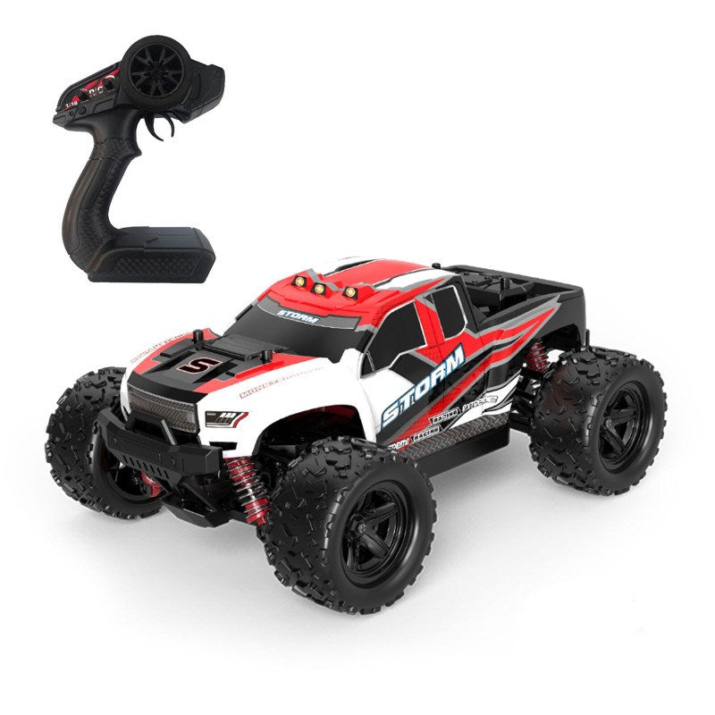 HOSpeed HS18301 1/18 Storm Brushed Monster Truck red 7.4V Li-Ion USB c ...