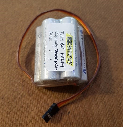 Eneloop 5-Cell Hump 6.0V 2000mAh AA/R6 NiMH Pack - JR Connector - Hobby City NZ