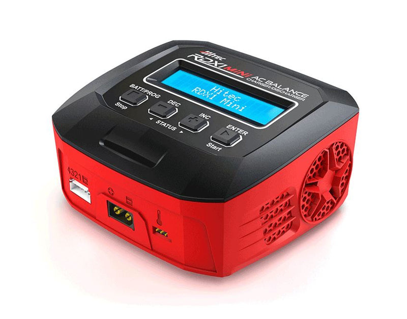 HTIRC HTC-44295 RDX1 Mini Charger AC 240V/65W 2-4S LiPo/HV/Fe/Ion Nixx 6-8 cell PB 6-12V (8949816099053)
