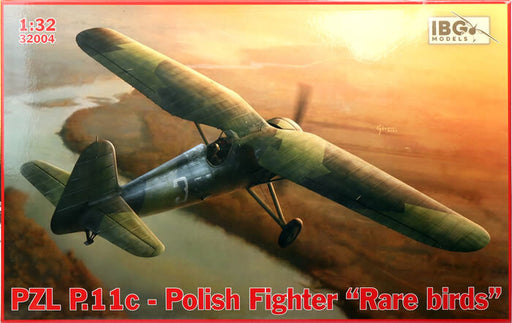 IBG Models 32004 IBG 1/32 PZL P.11c Polish Fighter - "Rare Birds" Plastic Model Kit [32004] - Hobby City NZ (8966356074733)