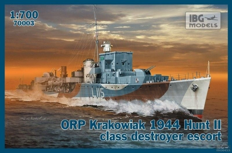 IBG Models 70003 IBG 1/700 ORP KRAKOWIAK 1944 Hunt II class [70003] - Hobby City NZ (8966356926701)