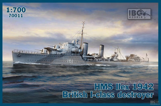 IBG Models 70011 IBG 1/700 HMS Ilex 1942 British I-class destroyer Plastic Model Kit [70011] - Hobby City NZ (8966357057773)