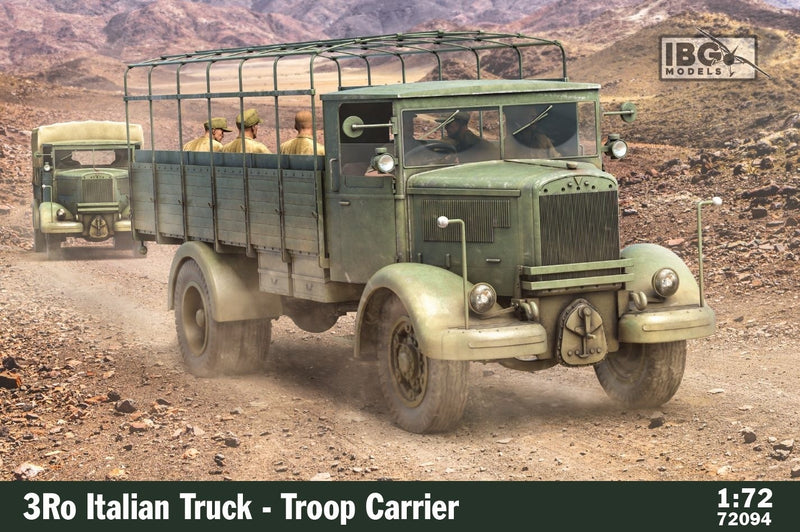 IBG Models 72094 IBG 1/72 3Ro Italian Truck Troop Carrier Plastic Model Kit - Hobby City NZ (8966357352685)