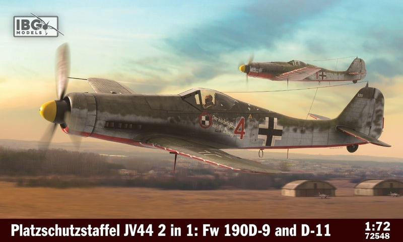 IBG Models 72548 IBG 1/72 2in1 Platzschutzstaffel JV 44 Plastic Model Kit - Hobby City NZ (8966357713133)