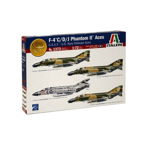 Italeri 1373  1/72 F-4 C/D/J PHANTOM ACES (USAF US NAVY (8278296821997)