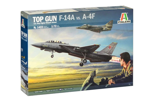 Italeri 1/72 1422 Top Gun F14A Vs A-4F Skyhawk (8219028979949)