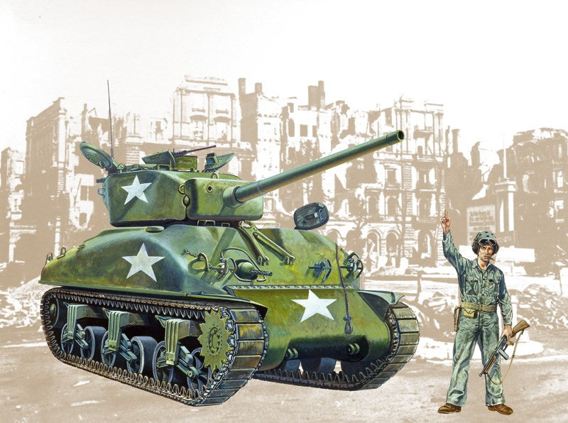 Italeri 225 1/35 Sherman M4-A1 All