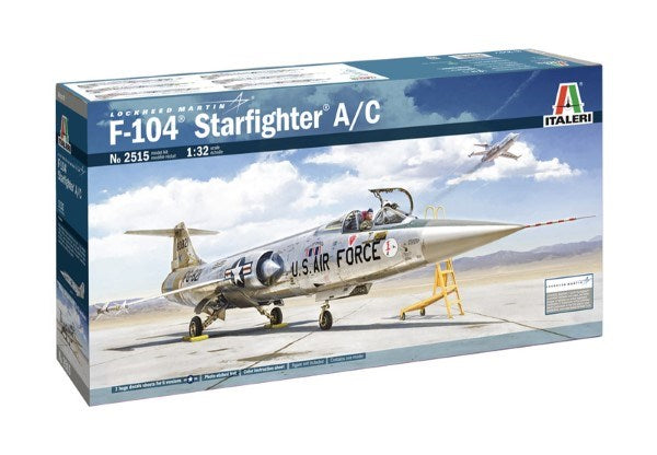 Italeri 2515 1/32 F-104 A/C STARFIGHTER (8941167673581)